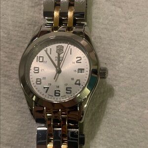 Swiss Army Silver and Gold Women's Watch